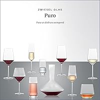 Vista 4 de ZWIESEL GLAS Pure Cabernet - Copas de vino tinto (juego de 6), elegantes copas de vino para vino tinto, copas de cristal Tritan aptas