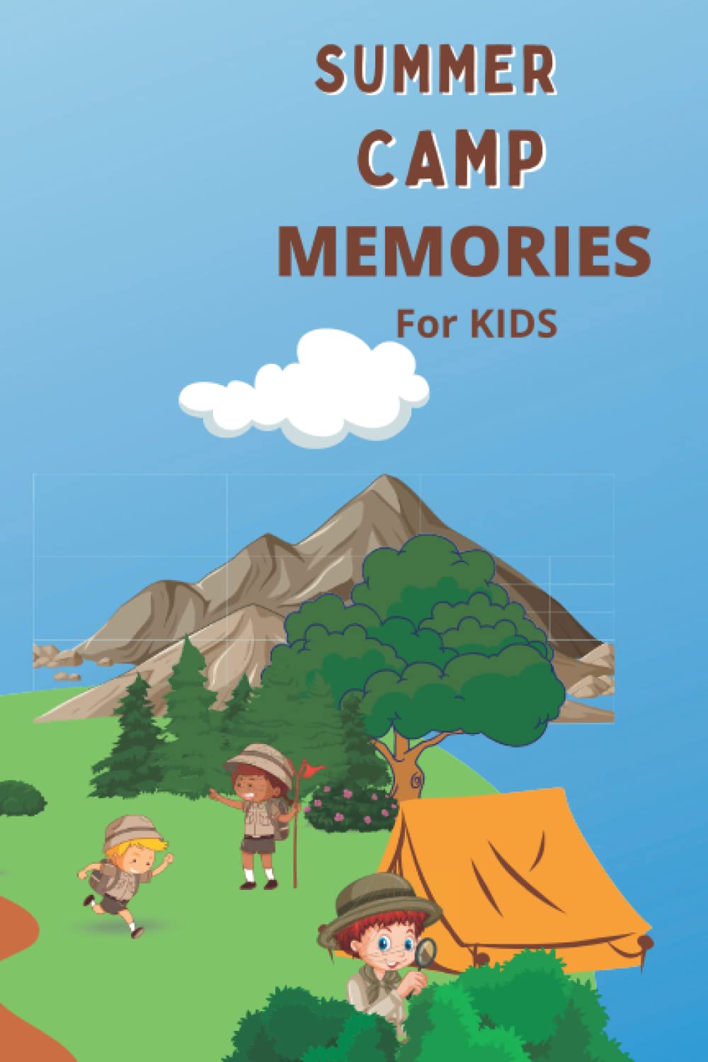 Best kid summer camp ever: Summer camp activity book with prompts for planning and for daily reports|Kid’s diary travel activity journal|record ... memories notebook with prompts for planning.