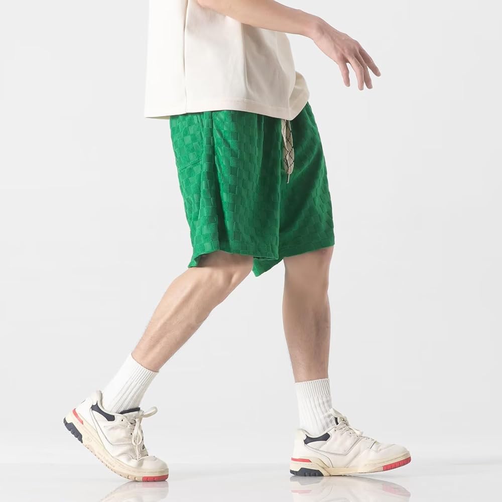 Amazon | [ORBU] ショートパンツ メンズ ジャカード織り 短パン