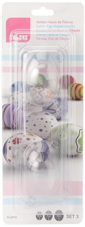 ibili Chocolate Mould Set Easter Egg 3 Pieces, 33 x 12 x 4 cm