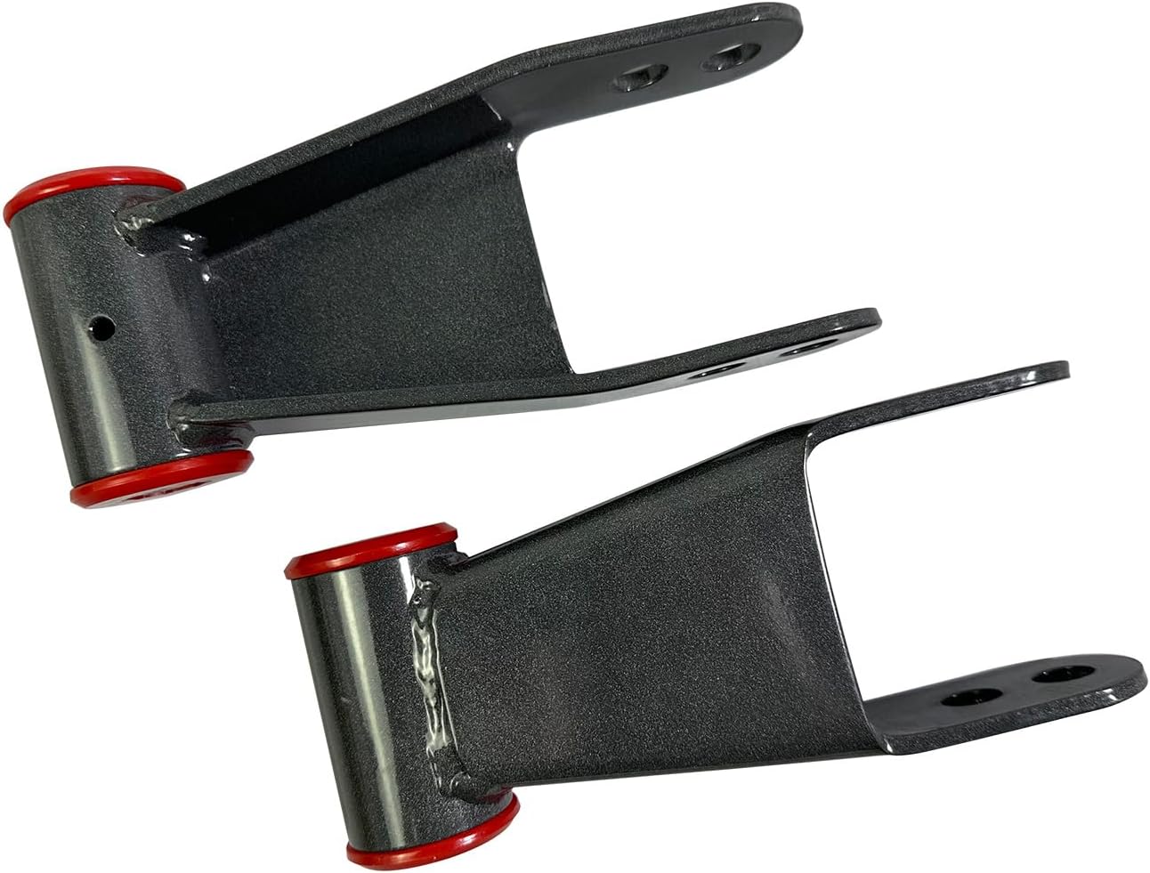 BST BSSP 2" Rear Drop Shackles Lowering Kit 411120 Compatible with 1973-1987 Chevy C10 Truck Adjustable Suspension Drop Leaf Spring Shackle Kit