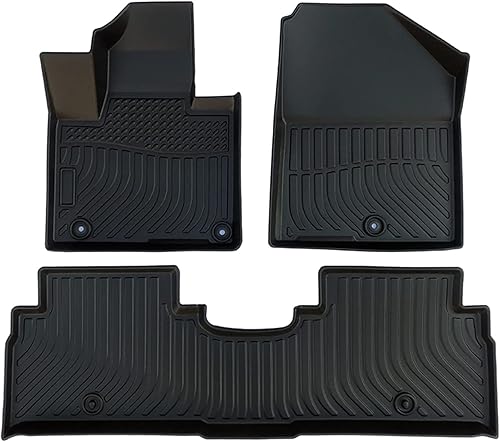 Miniatura 14 de Cartist Alfombrillas compatibles con Kia EV6 2022 2023 2024 2025 2026, accesorios para todo tipo de clima, forro de piso delantero y trasero, 2
