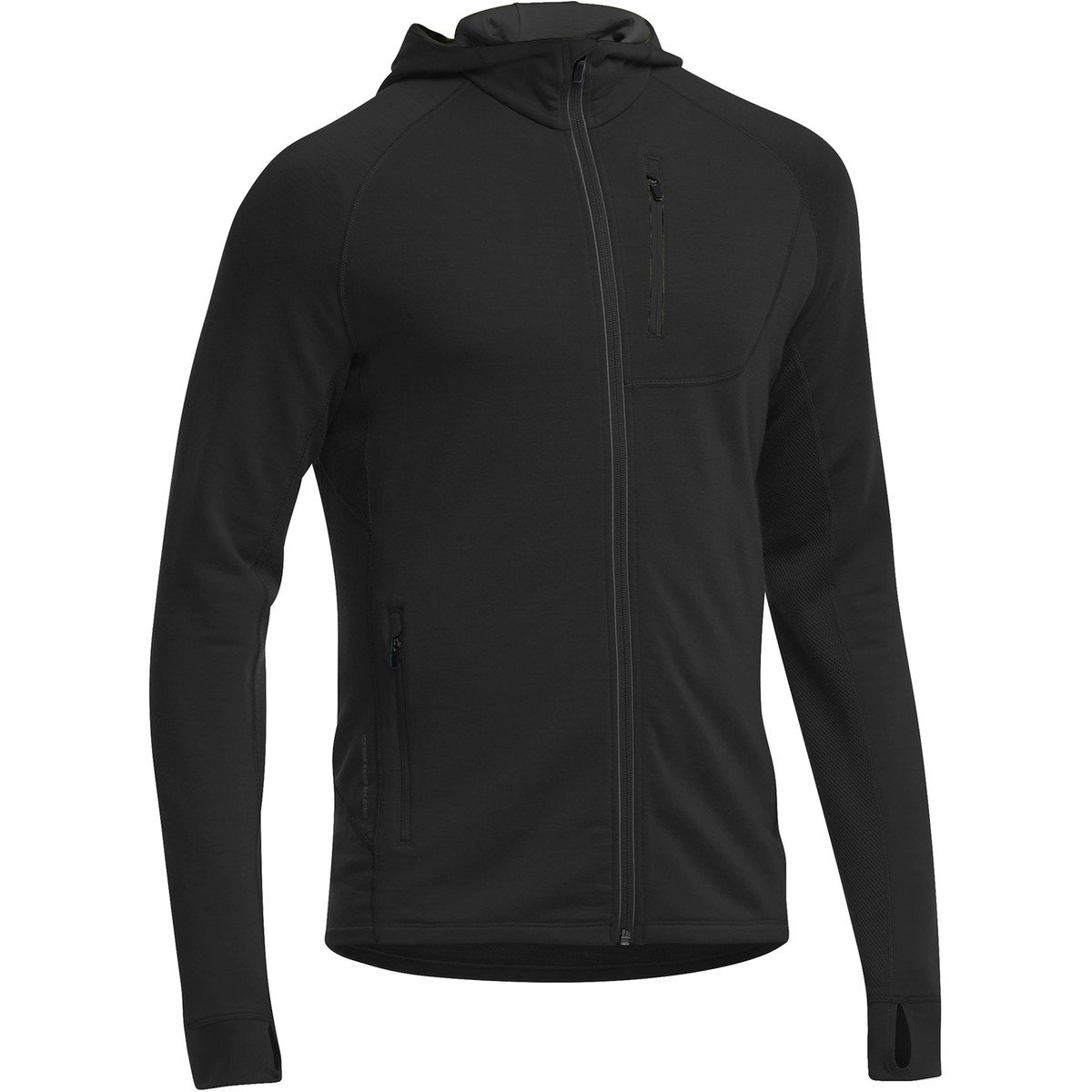 Icebreaker Merino Mens Quantum Long Sleeve Zip Hood Desertcart
