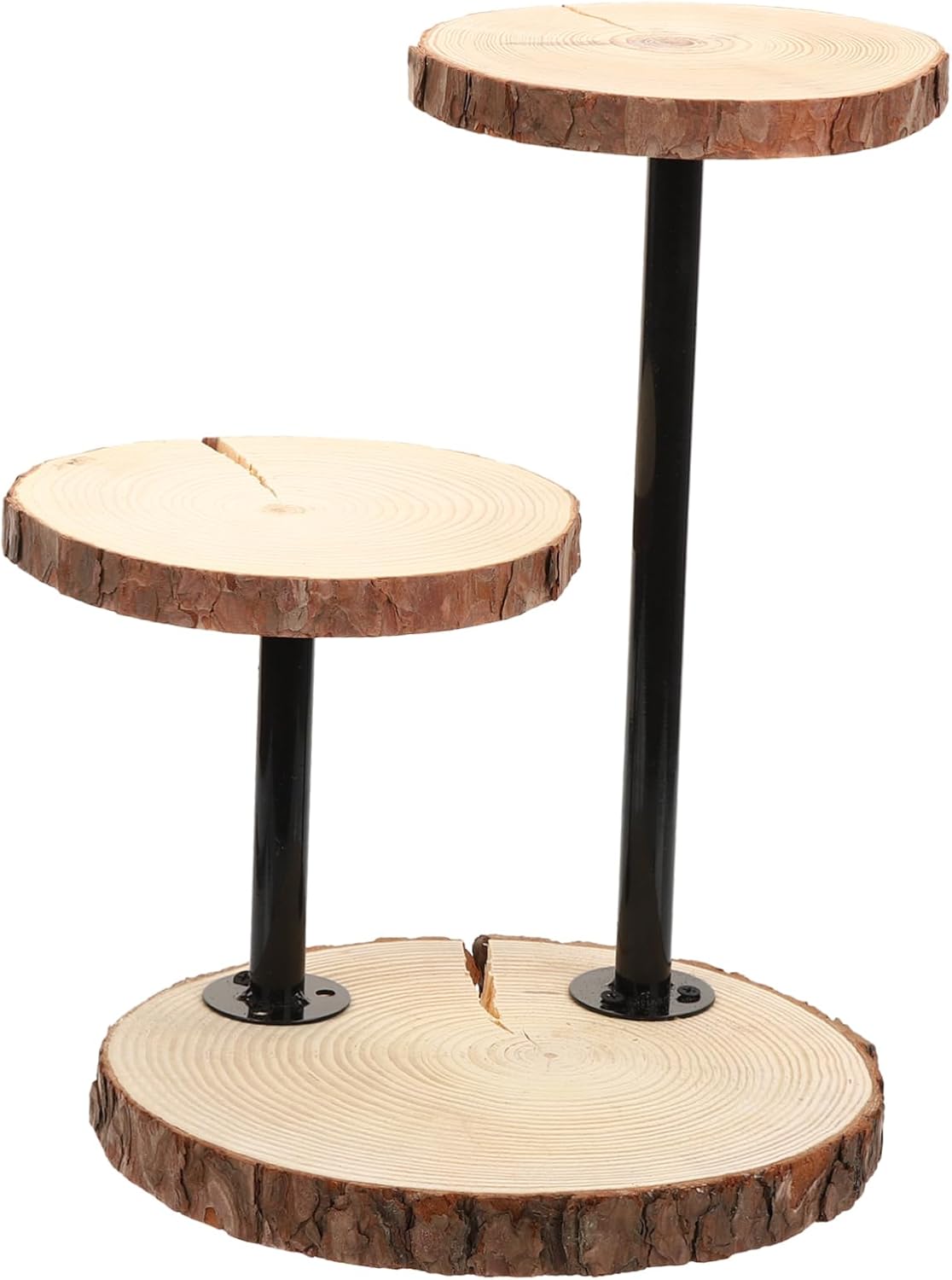 1set Wooden Multi-layer Cake Display Stand for Weddings and Parties Rustic Dessert Holder Rack for Showcasing Cakes and Treats Sturdy and Smooth Finish