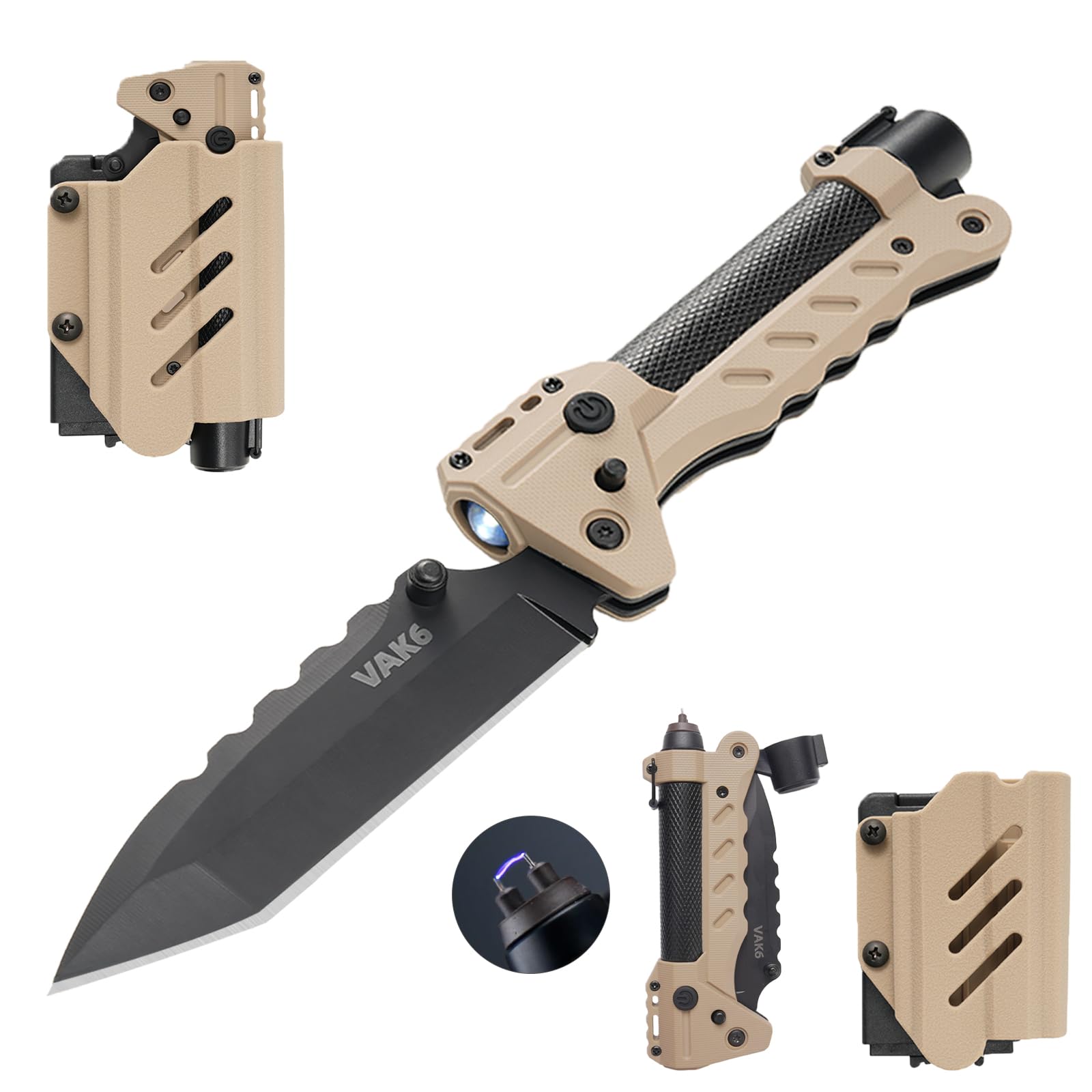 Amazon.com: VIPERADE VAK6-S Survival Multitool with Folding Knife