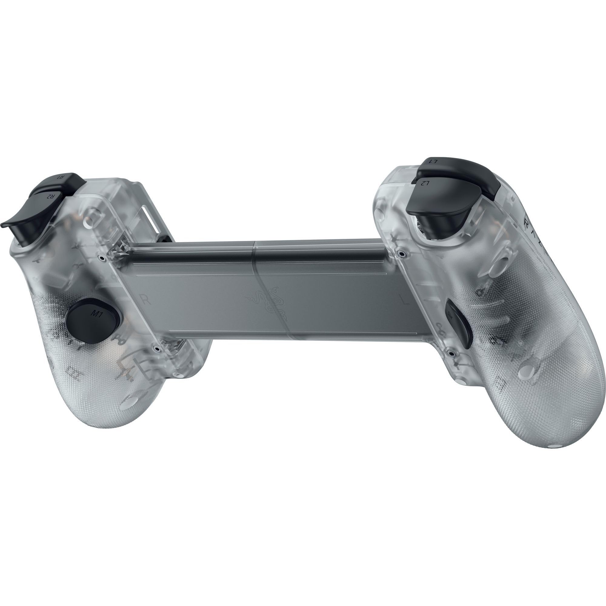 Razer Kishi V3 Phantom White - Manette Mobile Pleine Taille pour Smartphones iPhone et Android - Plug-and-Play USB-C - Sticks analogiques Anti-Drift - 12 Boutons - HD Haptics | Édition Phantom White