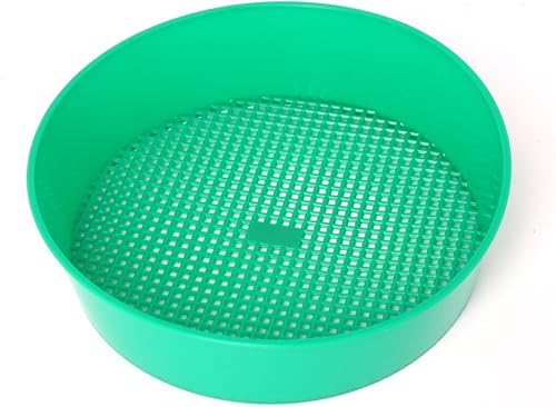 Tamis de jardin en plastique vert pour sol composite pier Landum
