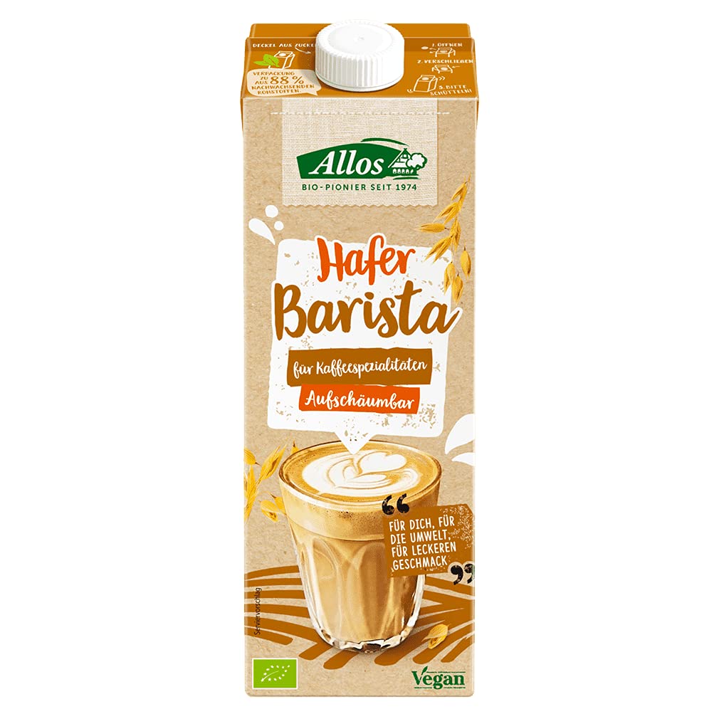 Allos Bio Hafer Drink Barista 24er Pack, 24 X 1 L