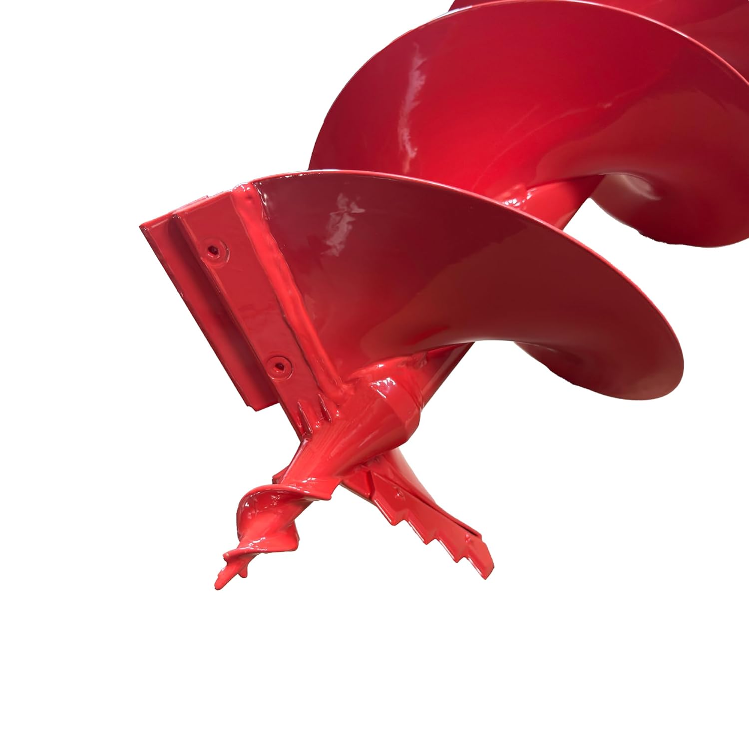 Double Spiral Earth Auger Spiral Drill Bit 6” x 36”, Post Hole Digger with 7/8" Drive Drill