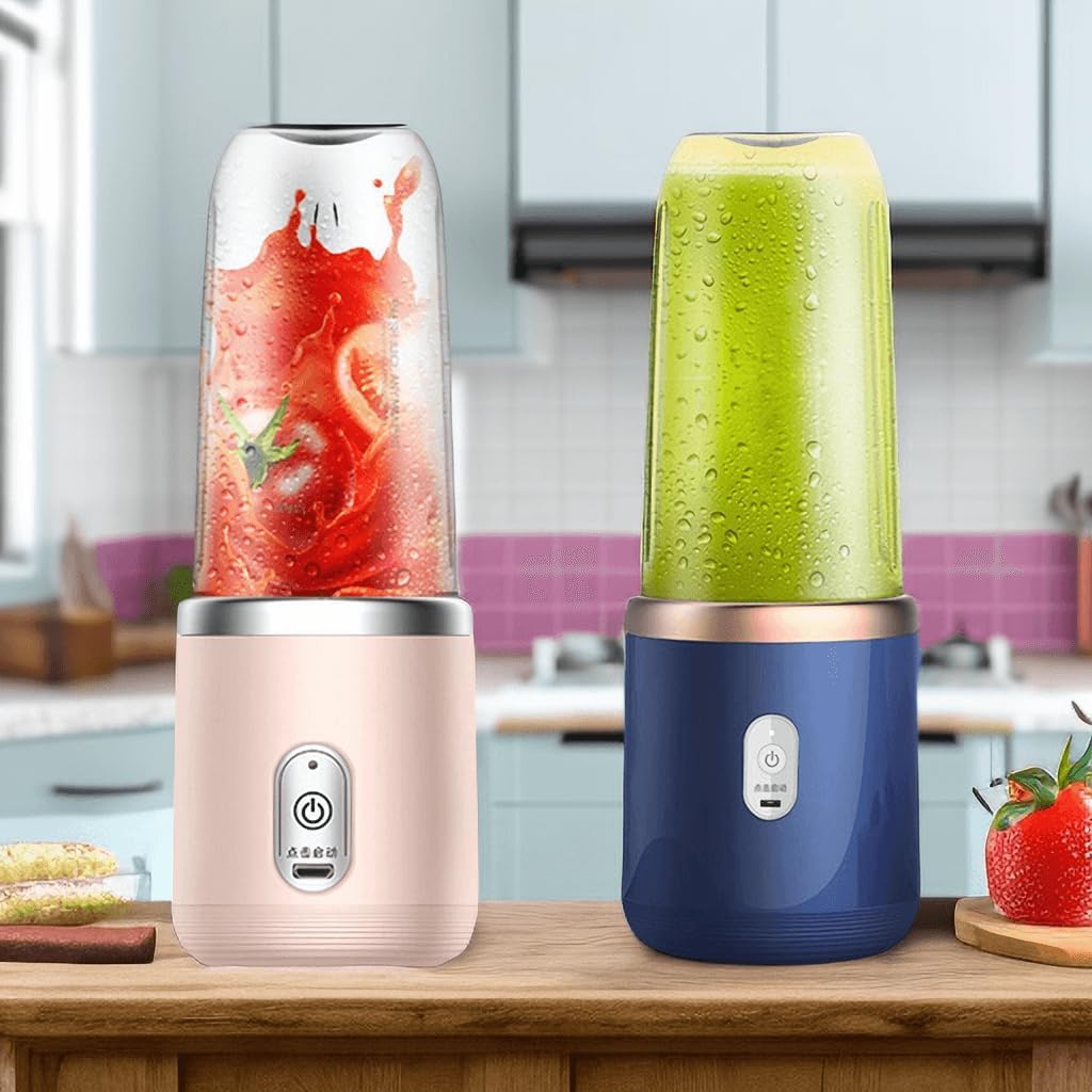 Portable Blender Cup, Personal Electric Blender with Bottle