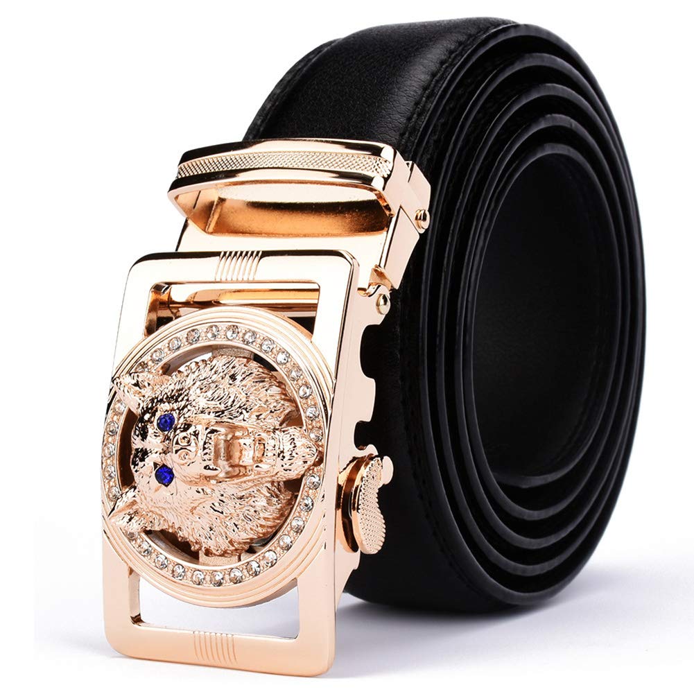 ＮＯＭＳＯＣＲMen's Genuine Leather Dress Belts, Classic and Fashion Design, 100% Cow Leather,