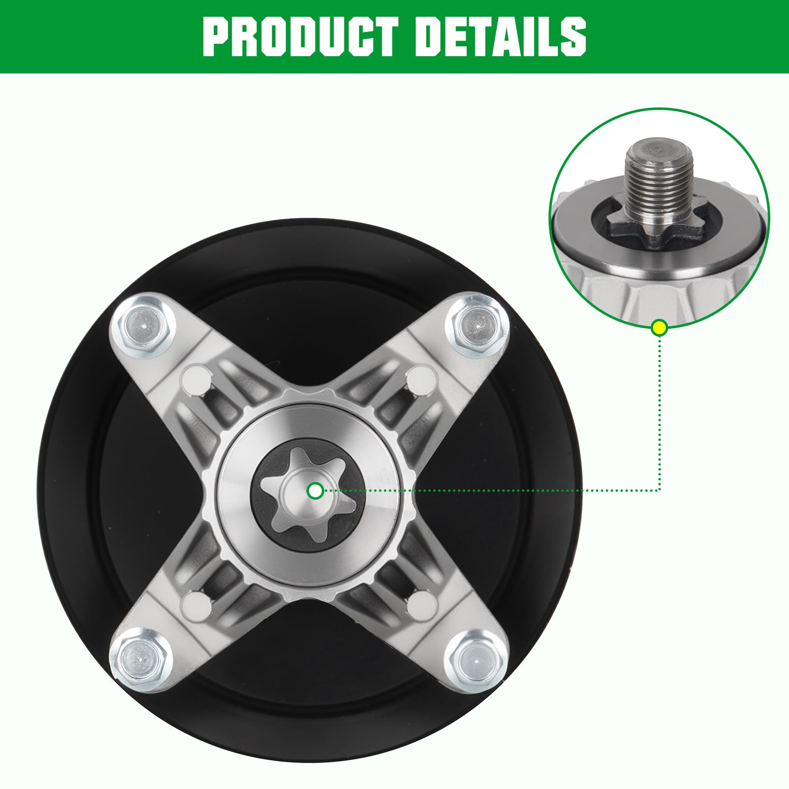 Amazon.com : Youxmoto 618-06989 918-06989 Spindle Assembly Fit for