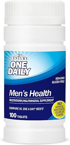 21st Century One Daily - Tabletas de salud para hombres, 100 unidades