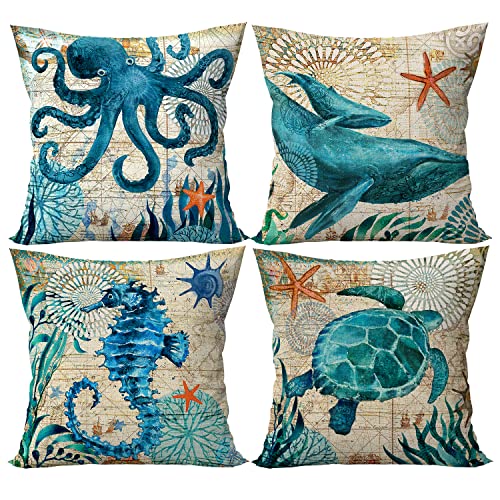 Dimensioni e imballaggio standard: 4 pezzi da 20 pollici x 20 pollici / (50 cm x 50 cm) (deviazione 1-2 cm) con un solo motivo laterale. Ogni federa decorativa ha una cerniera invisibile.