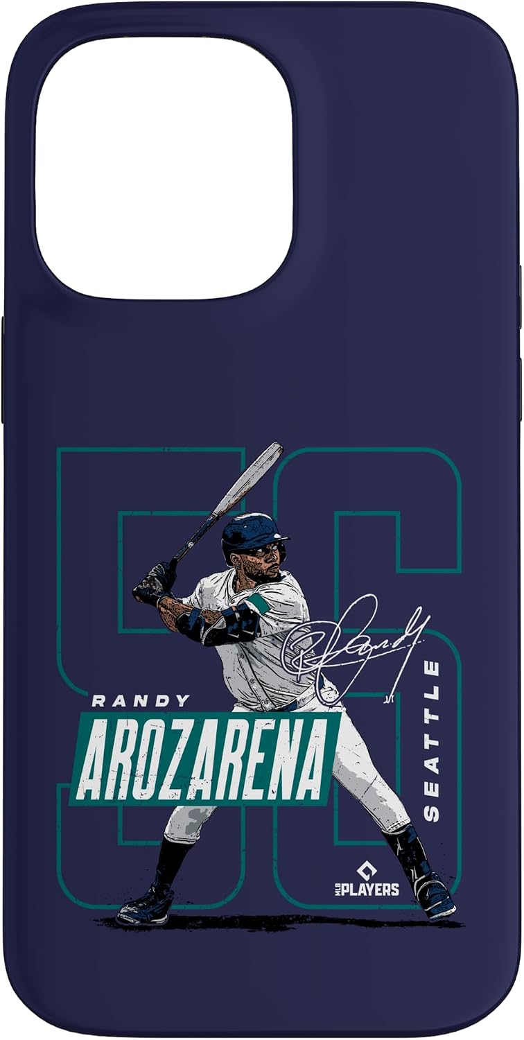 Randy Arozarena | Seattle MLB Baseball Players| MLBRAR204M Case for iPhone 14 Pro Max