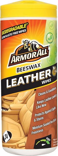 Armor All GAA39024EN Leather White Wipes 24 Wipes