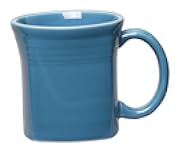 Fiesta 13-Ounce Square Mug, Peacock