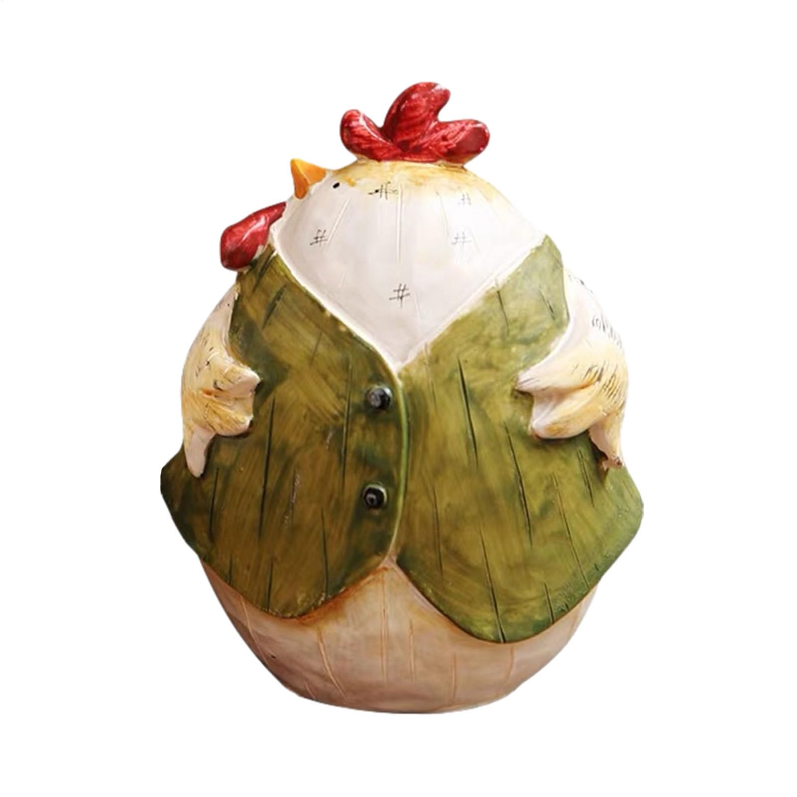 – Easter Figurines | Resin Easter Chicken Figurine - Home Accent Hen Statues,for Home Living Room Bedroom Desk Shelf Mantel Dining Table TV Cabinet