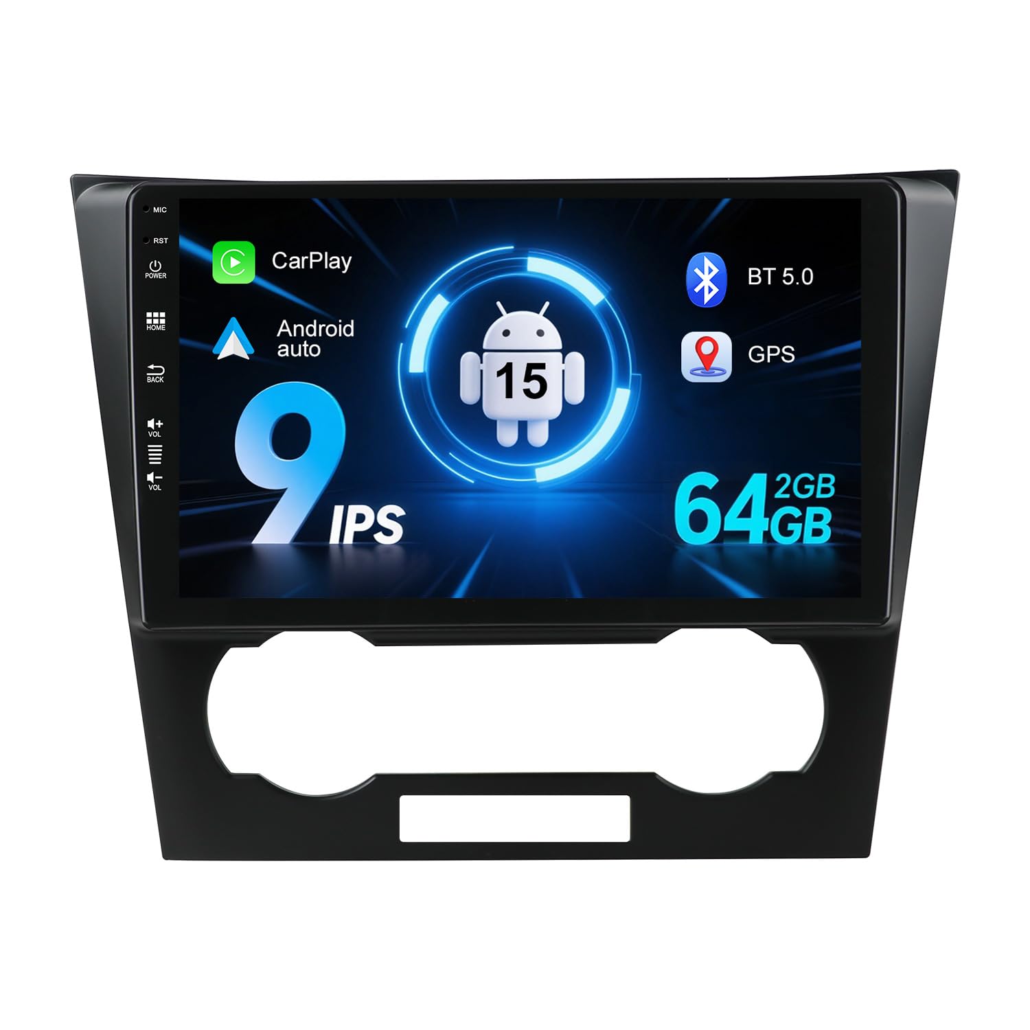 Integrato Carplay|Autoradio Android 15 Per Chevrolet Epica 2007-2012 |CAMERA |2G+64G| WiFi/BT5.0/Controllo del volante/RDS