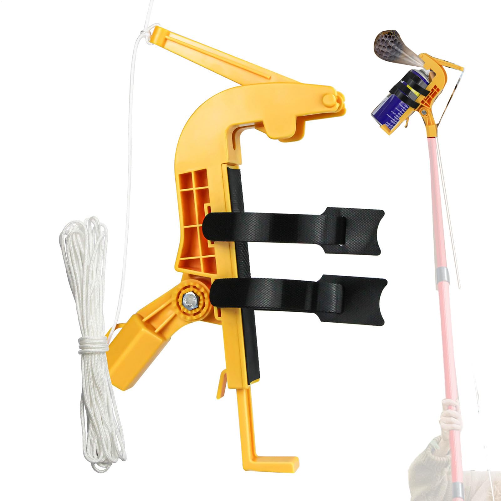 Amazon.co.jp: 伸縮式高所スプレー噴射用器具 スプレー缶延長棒