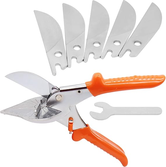 TOWOT Cisailles à angle, Cisailles à onglets ulti-angles de 45-135