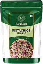 Raghbat Premium Unsalted Pistachio Kernels 150g | Super Crunchy & Delicious | No Gluten | No GMO |, Rich In Protein, Phosphorus, | Dietary Fibre | Premium Nuts | Dry Fruits
