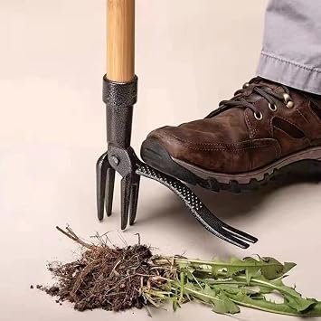 Heavy-Duty Stand Up Weed Puller Weed Picker Tool Gardening Hand Tools for Dandelion, Weeder Root Tool Made with Cast Steel No Bending,for Backyard Lawn Patio NO Handle
