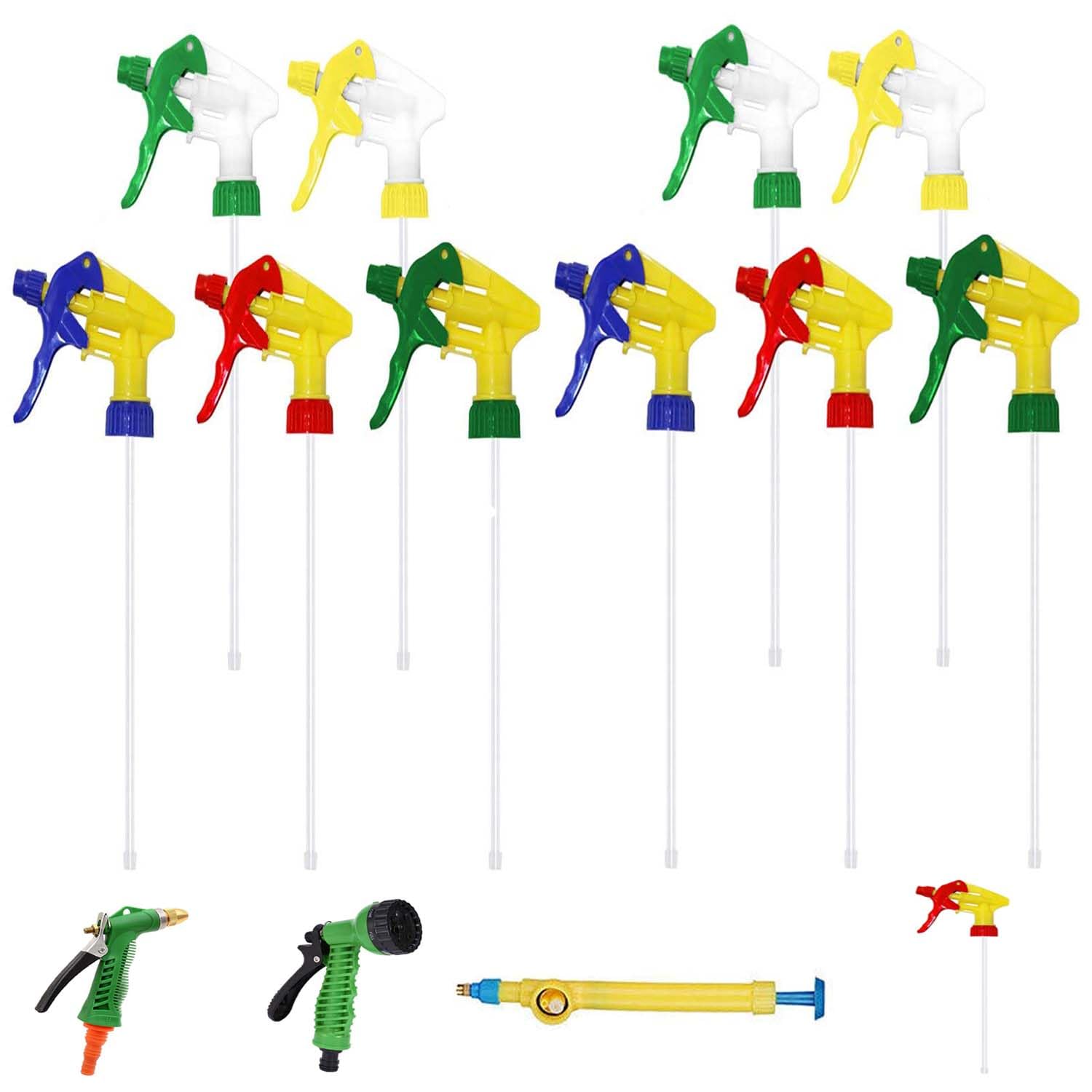 UR LITTLE SHOP Spray Bottle Head with Pipe_Spray Bottle Replacement Nozzle_Pack of 10_Multicolor_For Watering Plants_Gardening_Washing Purpose NKH 7 (B0C712PDNB) Amazon Price History, Amazon Price Tracker