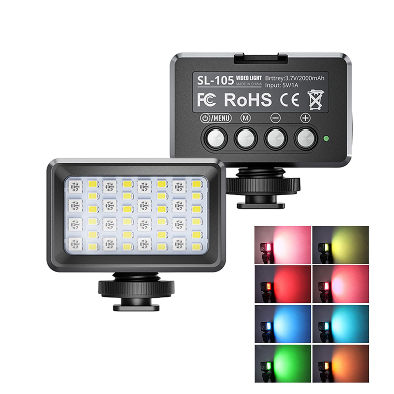 CHICIRIS Luce Video Guidata Dall'immersione per Fotografia Subacquea 40 M Mini Ripieno Portatili per, Stabilizzatori, Incorporato dello Snorkeling (RGB)