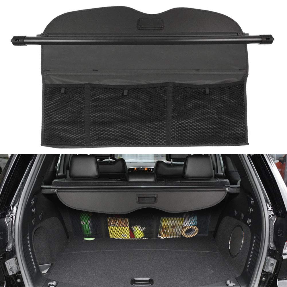 Buy BOPARAUTO Cargo Cover for Jeep Grand Cherokee Accessories With Mesh