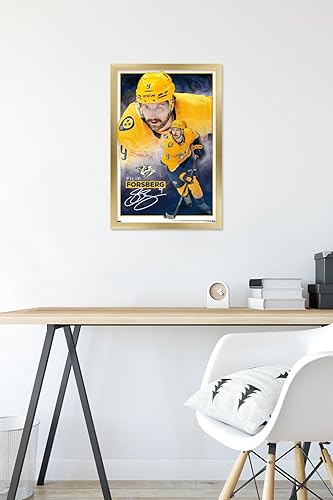 Miniatura 6 de Trends International NHL Nashville Predators - Póster de pared de Filip Forsberg 23, 22.4 pulgadas de largo x 14.7 pulgadas de ancho, versión
