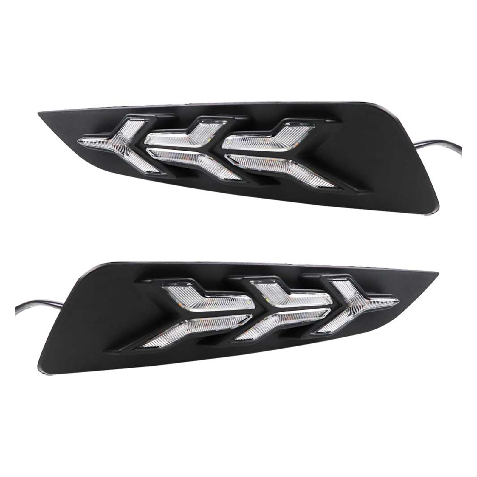 Luces DRL LED para coche MG6 2018 lámpara antiniebla con señal de giro DRL 8