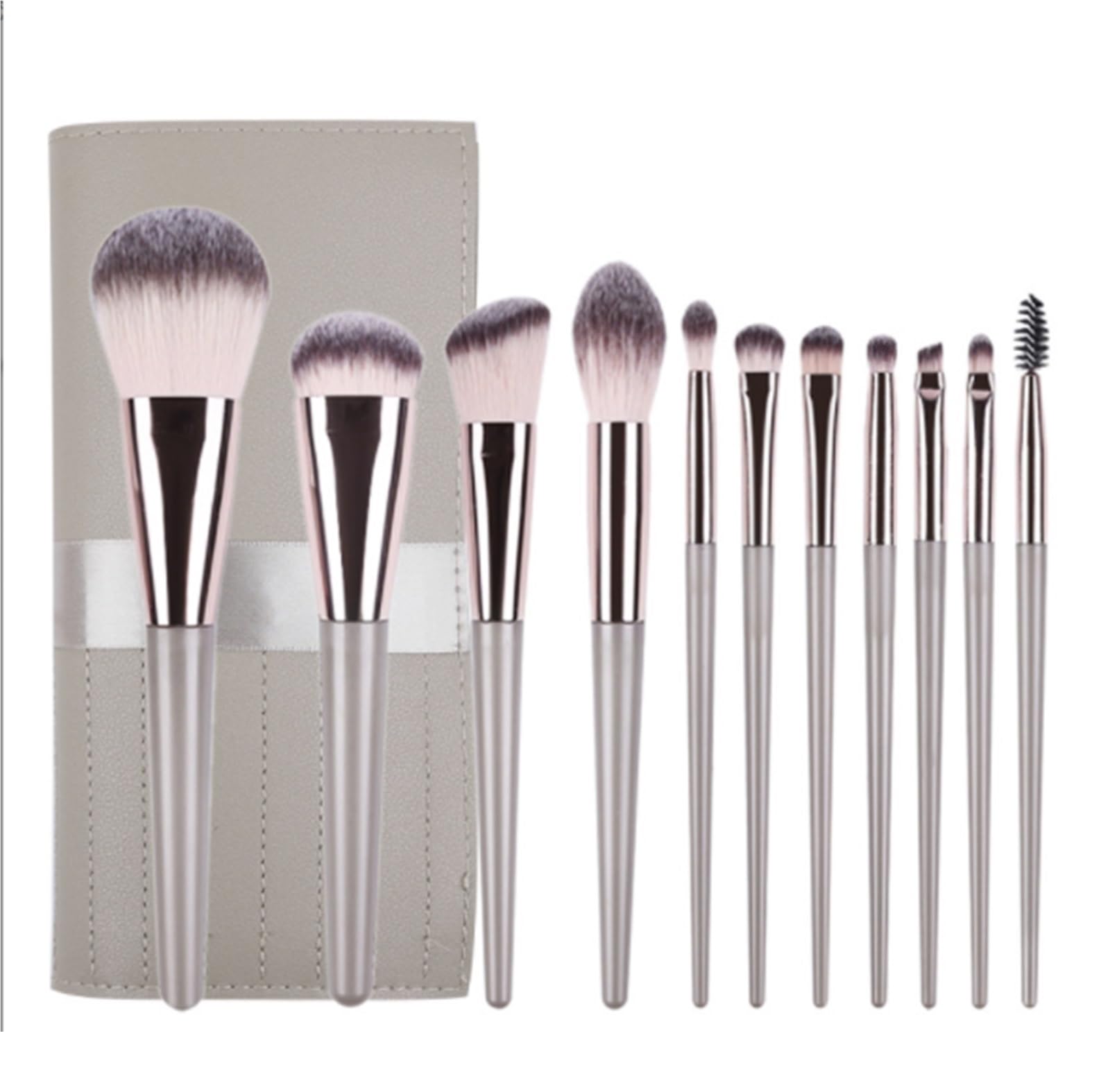 Pinsel Werkzeuge Make-up-Pinsel-Set, 11-teilig, Weiche Borsten, For Foundation, Concealer, Lidschattenpinsel Gesichtsbemalung(G)