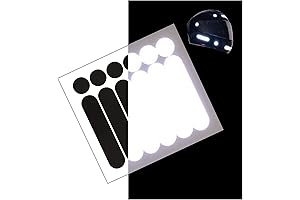 CustomTaylor33 Reflective Safety Decals for Extreme Sports and Vehicles (Black)