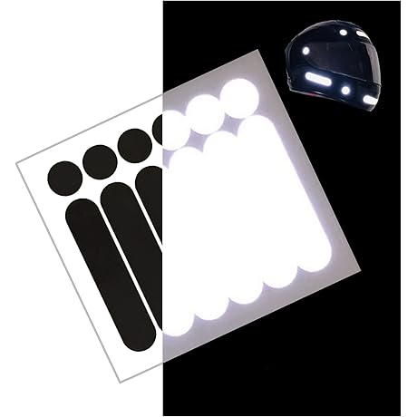CustomTaylor33 Reflective Safety Decals for Extreme Sports and Vehicles (Black)