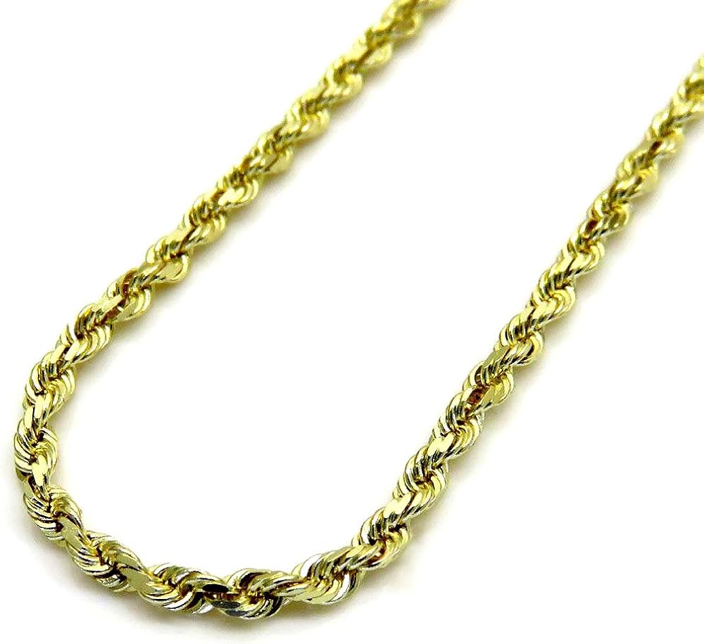 10K Yellow Solid Gold Men Women's 3MM 