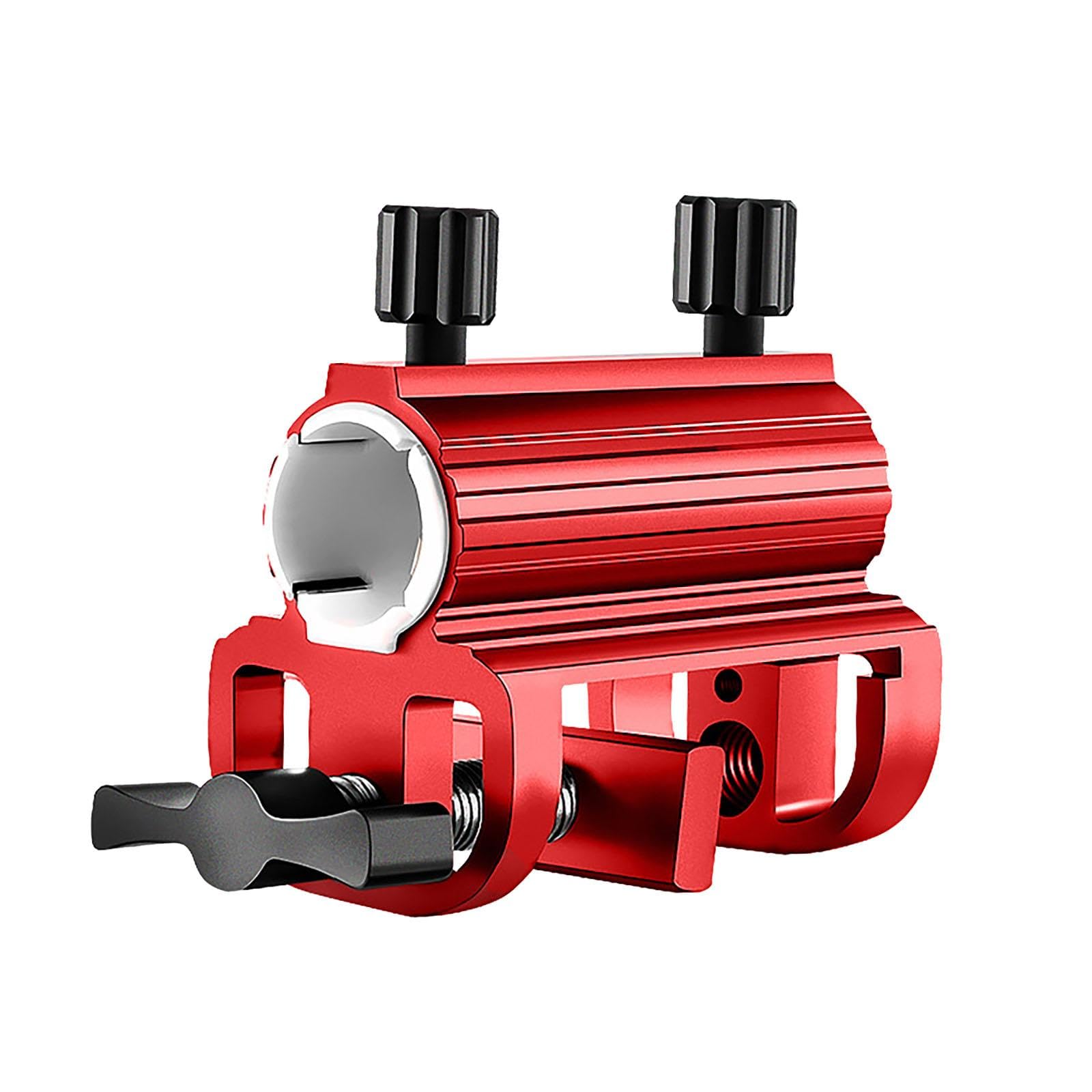 Supporto Ombrellone Parasol Porta Ombrellone Stand Alluminio Base Inserto Terra Regolabile per Pesca Picnics Eventi Sportivi Adatto per Barbecue Uso E, Rosso