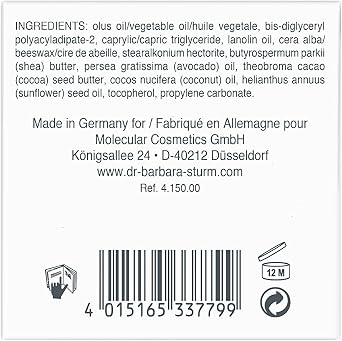 Lip Balm 12g, Hydrating Lip Balm, Soft Glow Finish with Shea Butter and Vitamin E, Luxury Skincare By Dr. Barbara Sturm
