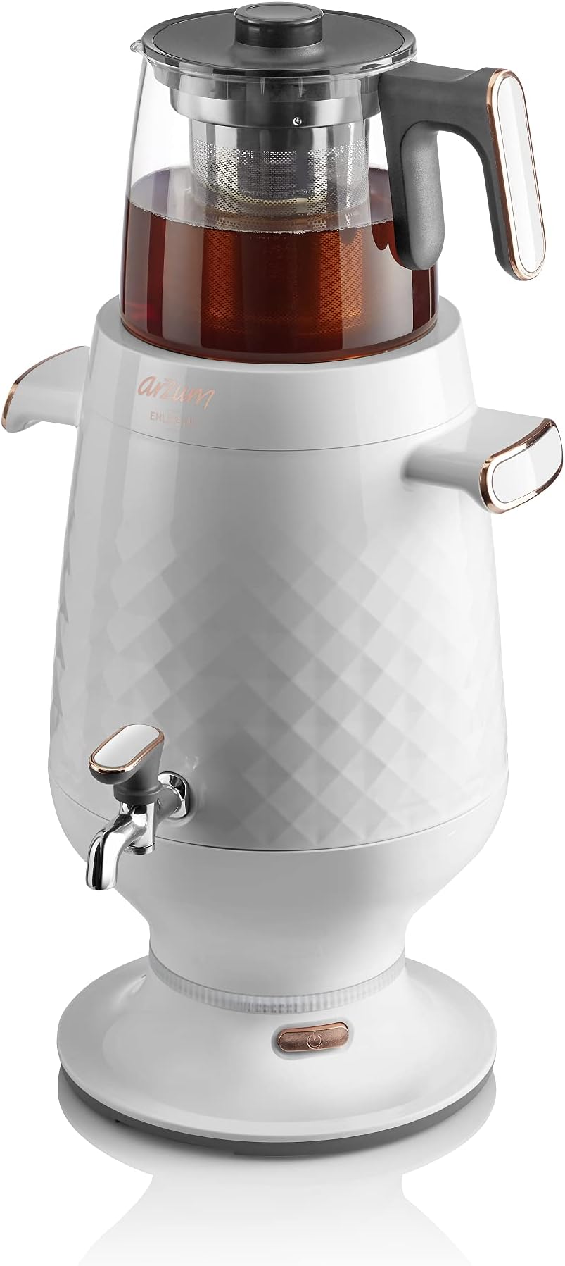 AR3083W Electric Samovar Teamaker, 2200W, White