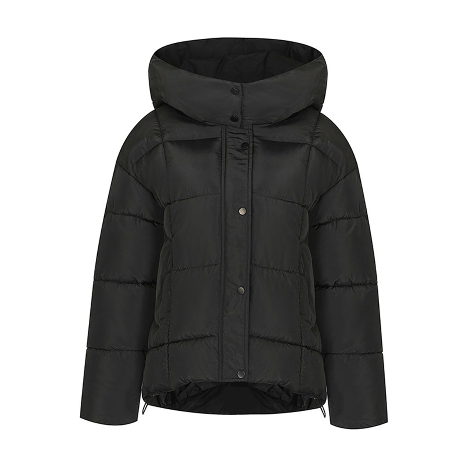 Chaqueta de Invierno Ligera para Mujer, Corta, Plegable, Acolchada, con Cremallera, Abrigo Chaqueta De Plumas Mujer Chaqueta Mujer Ski