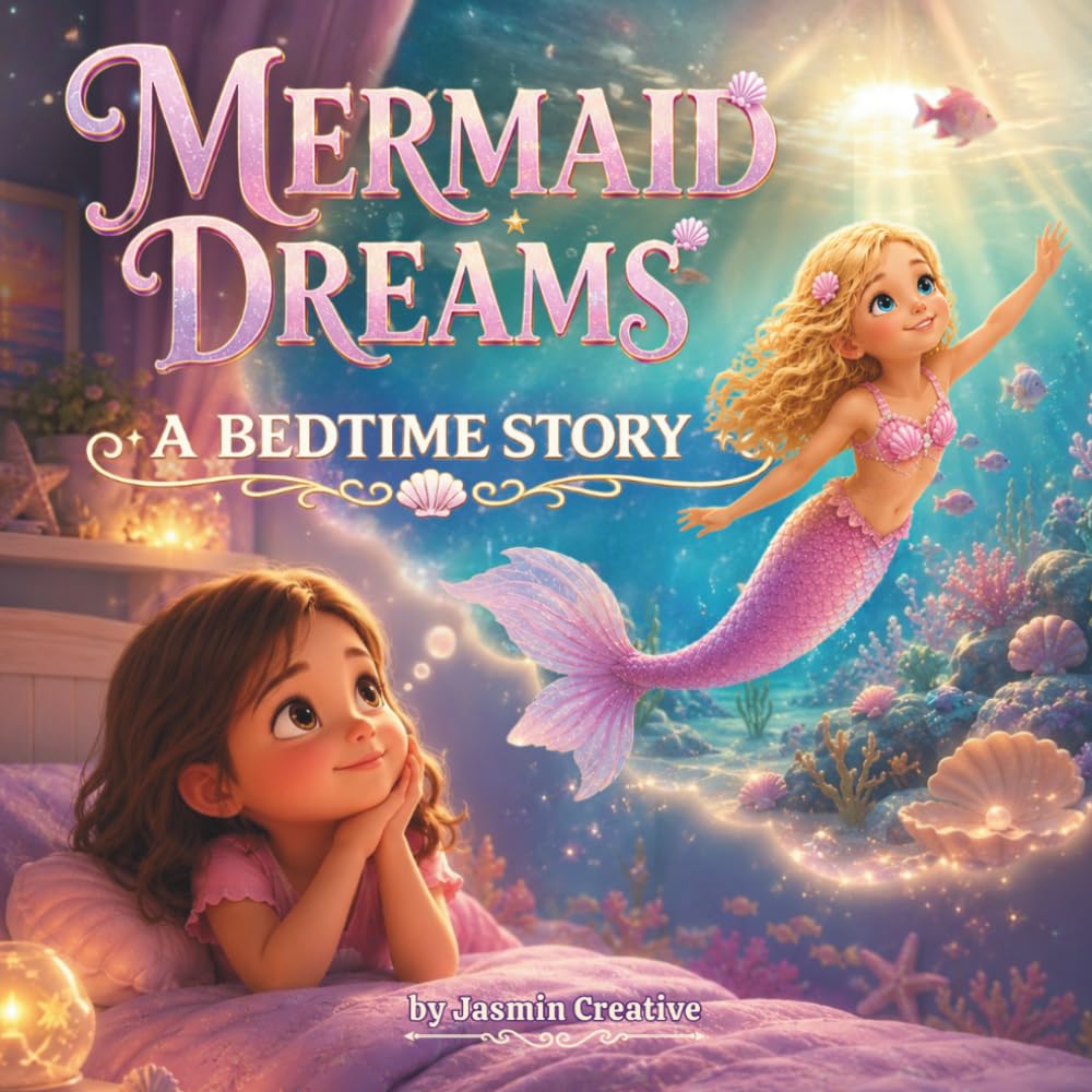 Mermaid Dreams Bedtime Story: An Inspirational Picture Book for Kids Ages 3–8 About Courage, Perseverance, Self-Belief, Overcoming Fear, Learning to ... Come True (Dream & Courage Bedtime Stories)