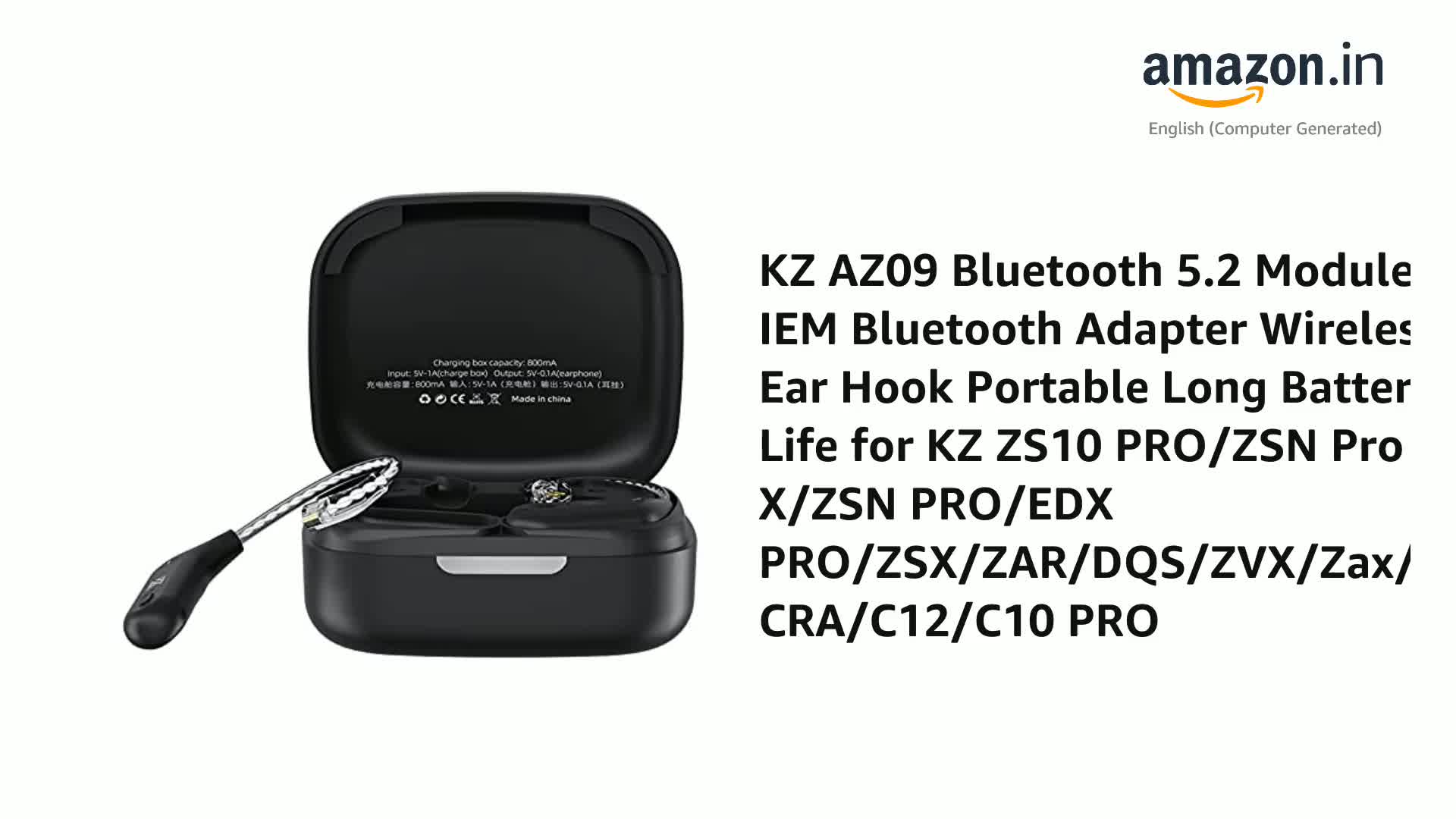 KZ AZ09 Bluetooth 5.2 Module IEM Bluetooth Adapter Wireless Ear