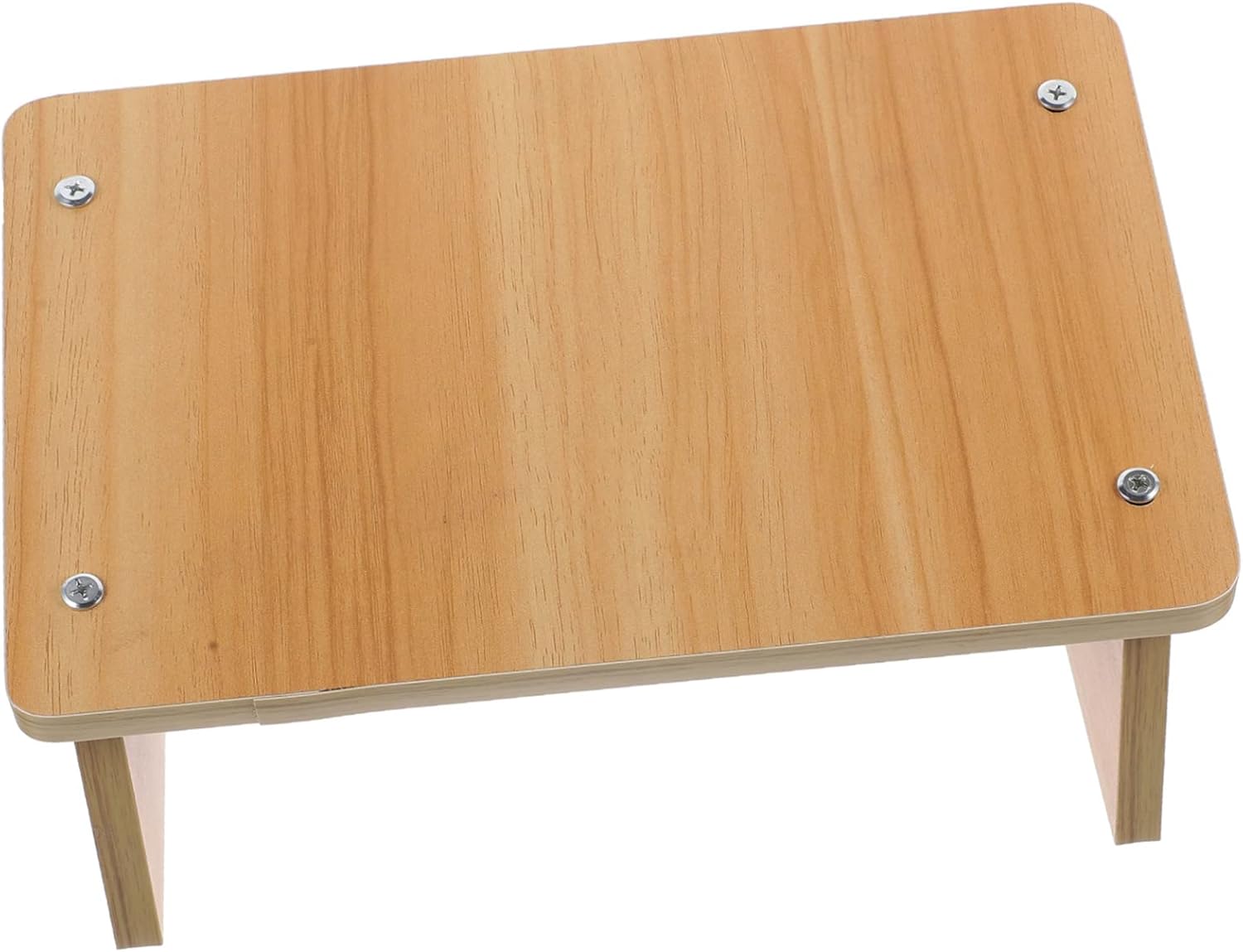 Garneck Ergonomic Bed Step Stool Wooden Foot Rest for Couch Collapsible Stool for Office Home