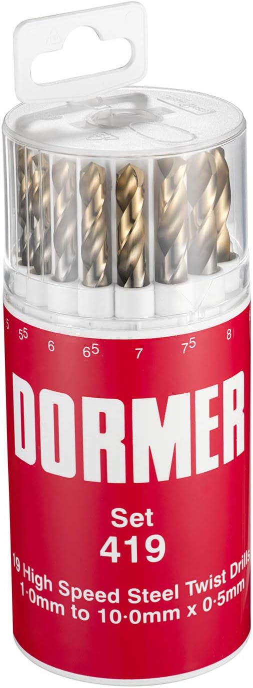 Dormer A094419 Jobber Drill Set, Set of 19