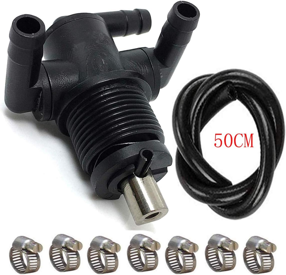 7052161 polaris sportsman petcock Shut-off Valve for Polaris ATV Sportsman 335 325 330 400 500 600 700 7052161,3 Way Petcock Tank Fuel Shut-off Valve Switch, By LIYYOO