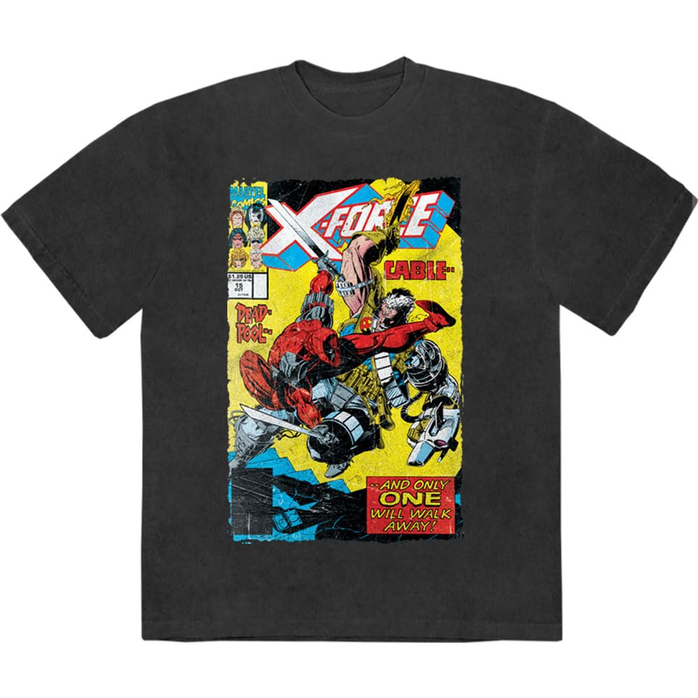 T-shirt Deadpool & Cable Marvel Comics idée cadeau originale pour anniversaire - 2