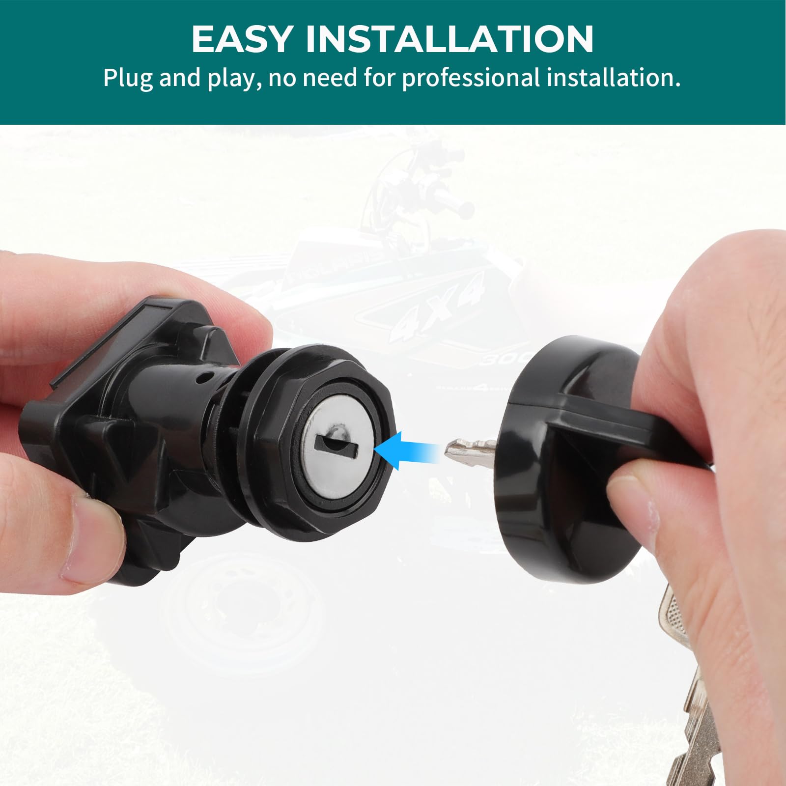 Ignition Key Switch For Polaris Sportsman 500 HO 4x4 400 - Foto 3