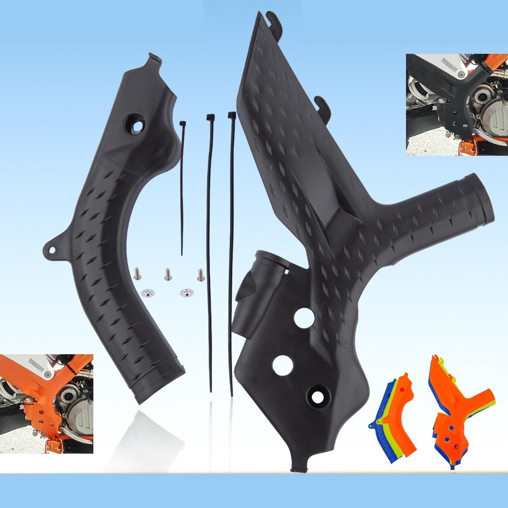 For KTM SX SXF XC XCF XCW XCFW EXC TPI EXCF Six Days SMR 125 150 250 300 350 450 500 2019-2023 Protezione telaio moto(Black)