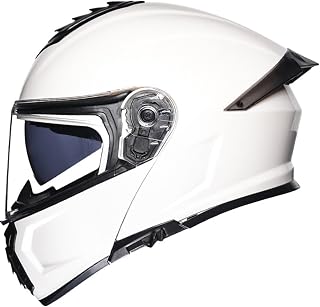 Reversible Motocross Helmet with Removable Washable Ear Lining Full-Coverage Helmet with EPS Cushioning Layer DOT/ECE Approved for Men and Women Racing