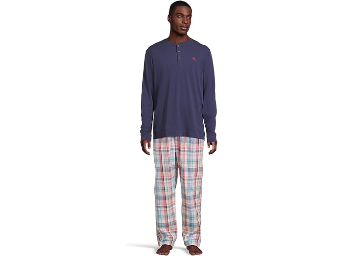 Knit Long Sleeve Henley Top - Image 5